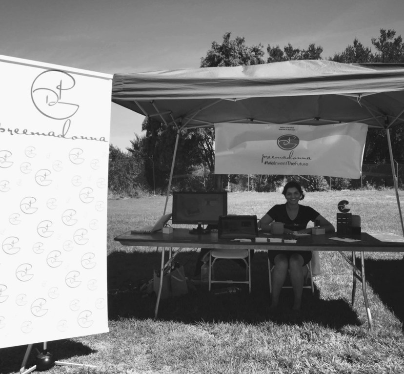 Silicon Valley, 2015. Preemadonna booth at the Maker Faire.